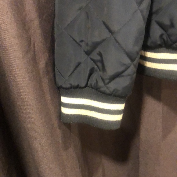 Blue Inc Diamond quilted Baseball Bomber jacket - Picture 4 of 7